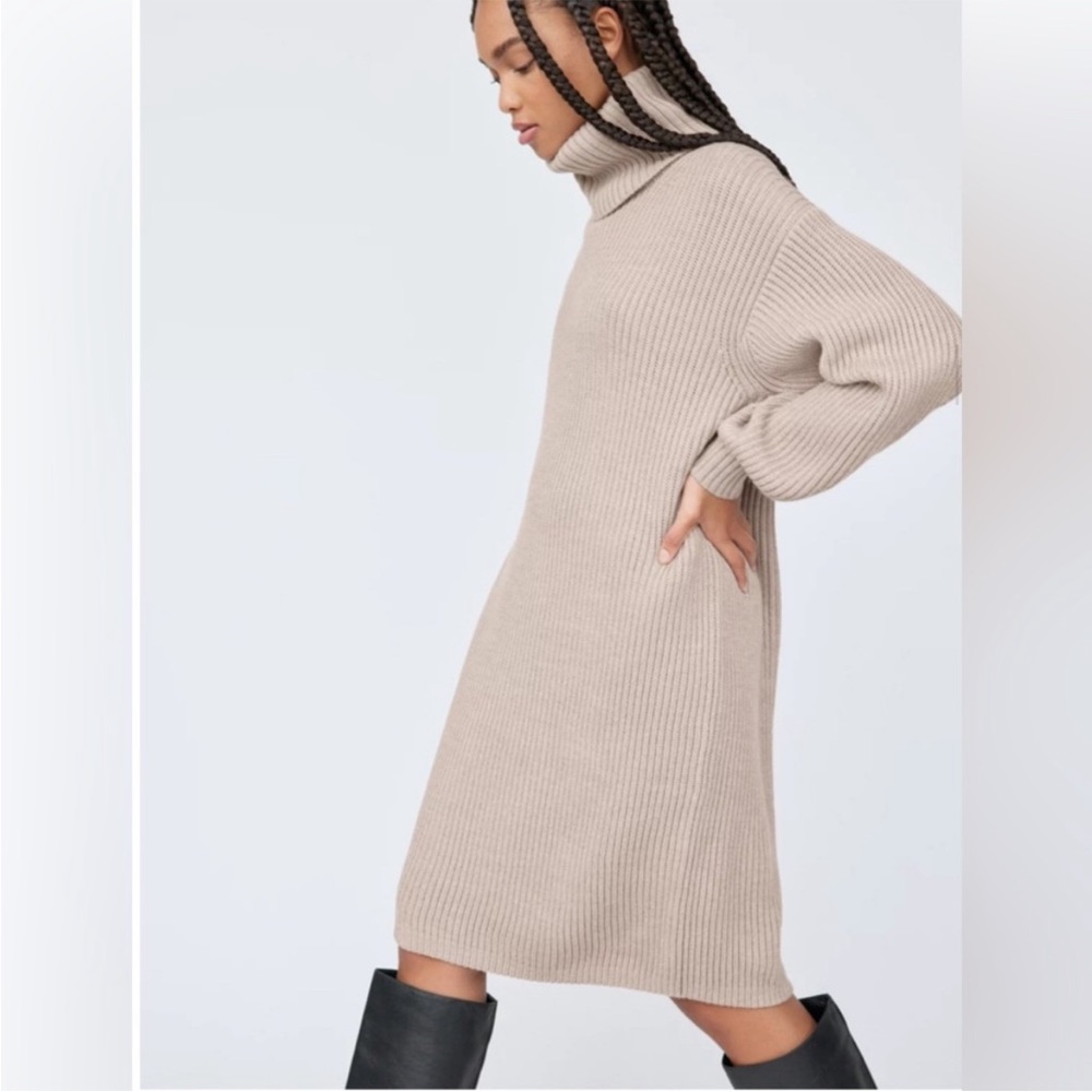 Babaton Gather turtleneck sweater dress